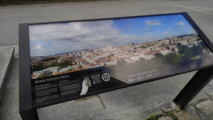 Albergue Seminario Menor, vista panorámica de Santiago de Compostela